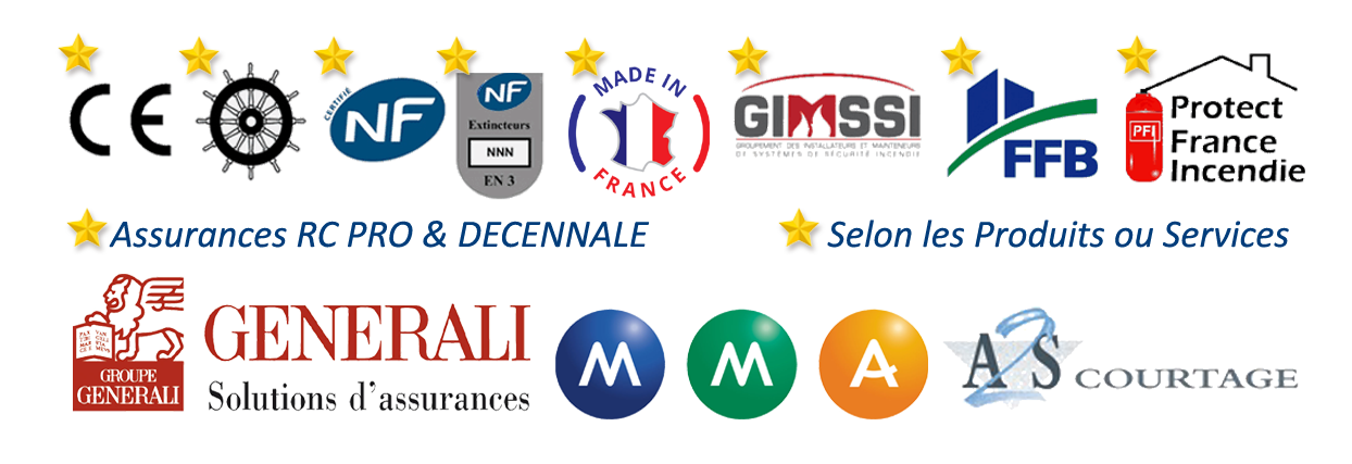 Nos engagements de qualité services et produits - Protection Incendie RC Pro Assurance - Incendie Services Paris Partenaire RC PRO - "Protection Incendie RCPro Assurance" 