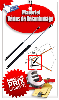 Vérin de désenfumage Gaz Vérin hydraulique & Vérin Pneumatique